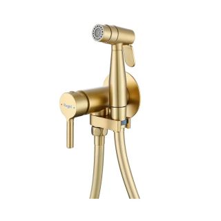 Гигиенический душ со смесителем Raglo R20.54.03 золотой сатин